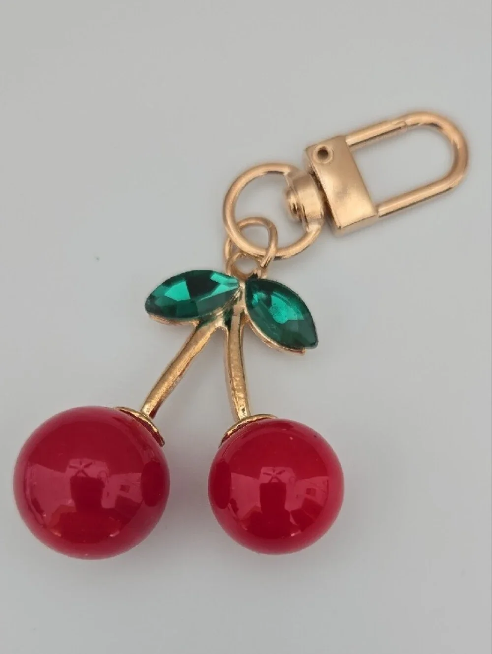 Cherry Keychain Charm